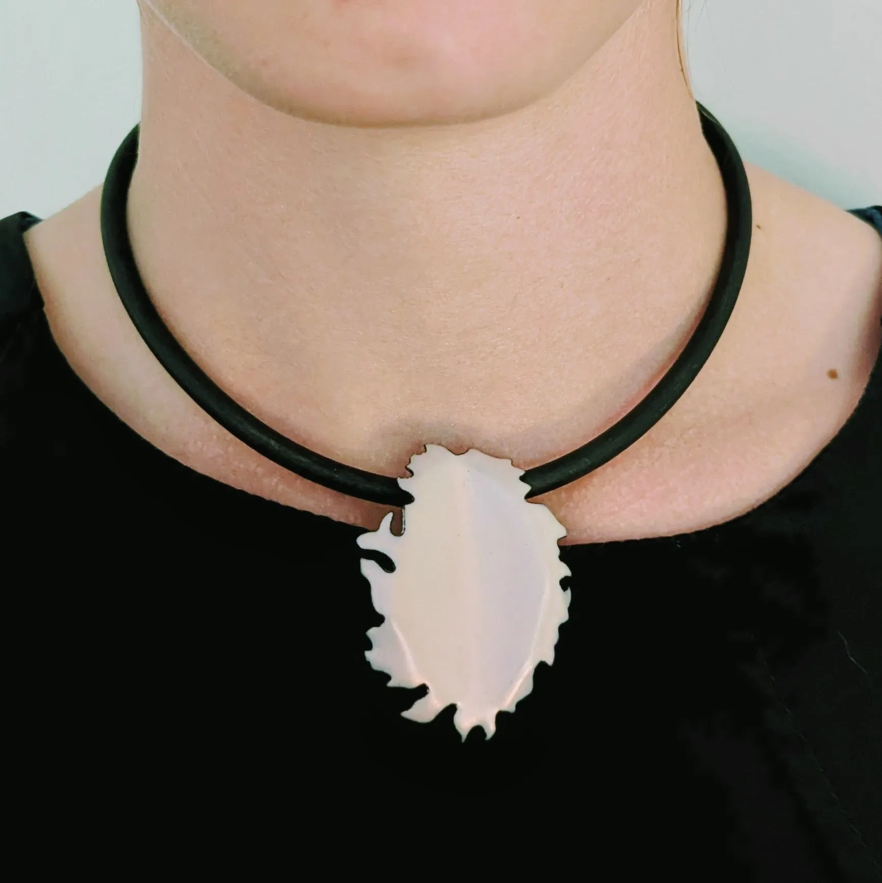 Pink Peony Necklace